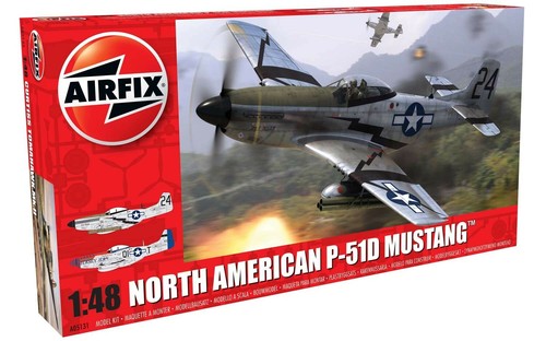 Airfix north american p51 - north, p51-d